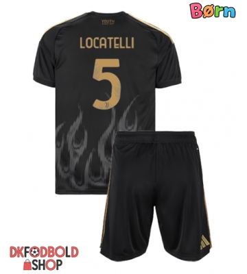 Juventus Manuel Locatelli #5 Tredje trøje Børn 2026-27 Kort ærmer (+ korte bukser)